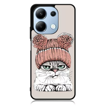 Cuki sapkás cica Xiaomi Redmi Note 13 4G tok