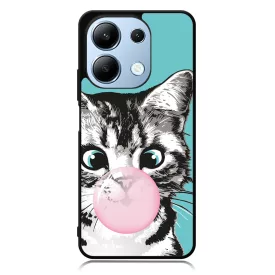 Bubble Cat - cica mintás Xiaomi Redmi Note 13 4G tok