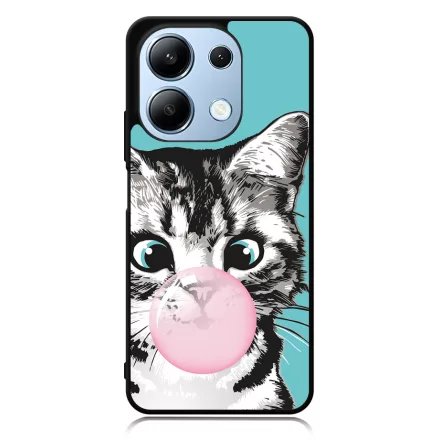 Bubble Cat - cica mintás Xiaomi Redmi Note 13 4G tok