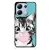 Bubble Cat - cica mintás Xiaomi Redmi Note 13 4G tok
