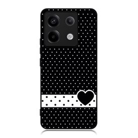 szerelem love szivecskés fekete fehér pöttyös Xiaomi Redmi Note 13 5G tok