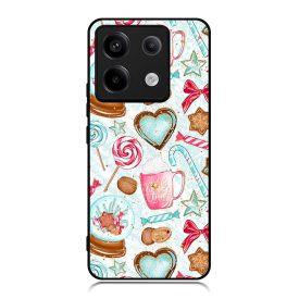 téli karácsonyi csajos mintás Xiaomi Redmi Note 13 5G tok