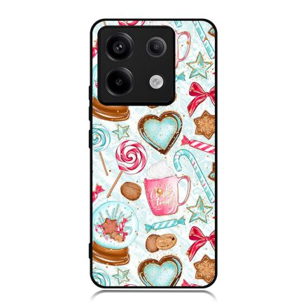 téli karácsonyi csajos mintás Xiaomi Redmi Note 13 5G tok