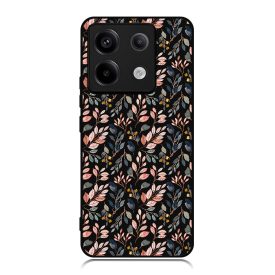 Csodaszép őszi virágmintás vintage Xiaomi Redmi Note 13 5G tok