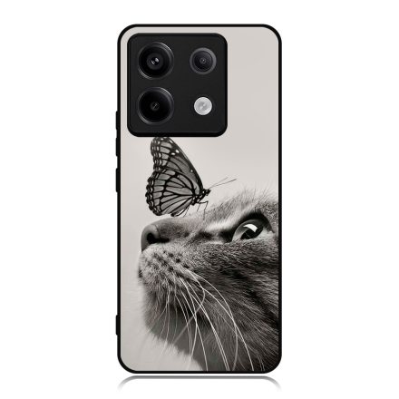 Cica és Pillangó - macskás Xiaomi Redmi Note 13 5G tok
