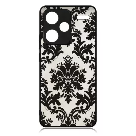 vintage fekete fehér Xiaomi Redmi Note 13 Pro Plus 5G tok