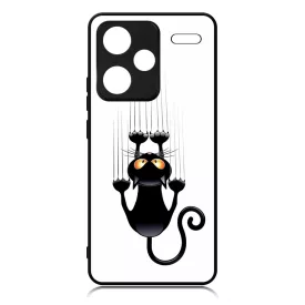 kapaszkodó macska macskás cica cicás Xiaomi Redmi Note 13 Pro Plus 5G tok