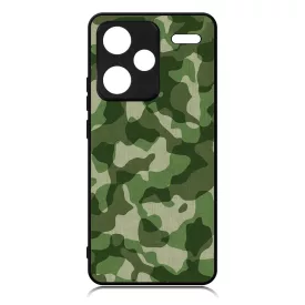 terepszin camouflage kamuflázs Xiaomi Redmi Note 13 Pro Plus 5G tok