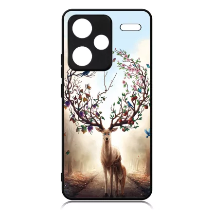 erdő szarvas őz négy évszak Xiaomi Redmi Note 13 Pro Plus 5G tok