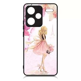 virágos fashion menyasszony párizs paris eiffel torony tavaszi Xiaomi Redmi Note 13 Pro Plus 5G tok