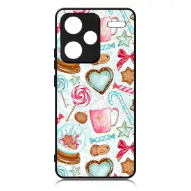 téli karácsonyi csajos mintás Xiaomi Redmi Note 13 Pro Plus 5G tok