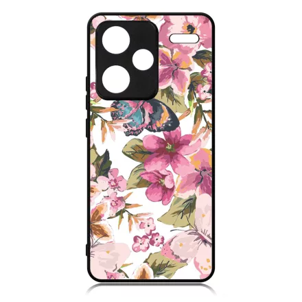 pillangós lepkés virág mintás Xiaomi Redmi Note 13 Pro Plus 5G tok