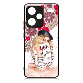 Matyó & Fashion Girl magyar mintás hungarian folk Xiaomi Redmi Note 13 Pro Plus 5G tok