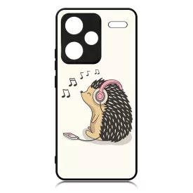 Csak a zene - Sünis sündisznós Xiaomi Redmi Note 13 Pro Plus 5G tok