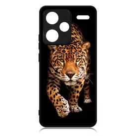 Wild Beauty Jaguar Wild Beauty Csajos Allat mintas Xiaomi Redmi Note 13 Pro Plus 5G tok