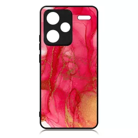 Carmen Gold marvany mintas arany piros Xiaomi Redmi Note 13 Pro Plus 5G tok