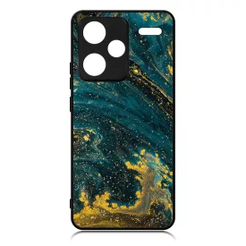 Luxury Blue Aranylo marvany Xiaomi Redmi Note 13 Pro Plus 5G tok