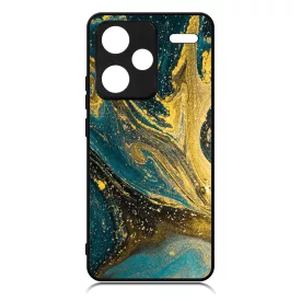 Golden Blue marvanyos marvany mintas Xiaomi Redmi Note 13 Pro Plus 5G tok