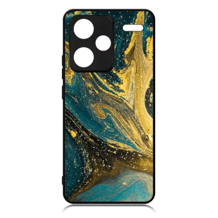 Golden Blue marvanyos marvany mintas Xiaomi Redmi Note 13 Pro Plus 5G tok