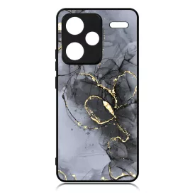 Golden Black marvanyos marvany mintas hatás Xiaomi Redmi Note 13 Pro Plus 5G tok