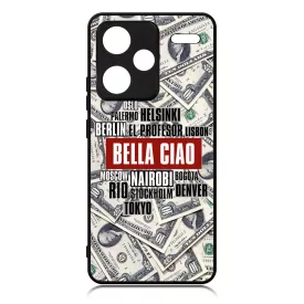 Bella Ciao MONEY nagypenzrablas lacasadepapel Xiaomi Redmi Note 13 Pro Plus 5G tok