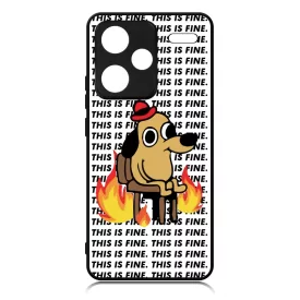 This is fine DOG kutyas meme Xiaomi Redmi Note 13 Pro Plus 5G tok