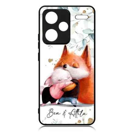 Kerd a neveddel - Nyuszi es Roka - osz Xiaomi Redmi Note 13 Pro Plus 5G tok