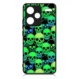 Green Skulls - Halloween Xiaomi Redmi Note 13 Pro Plus 5G tok