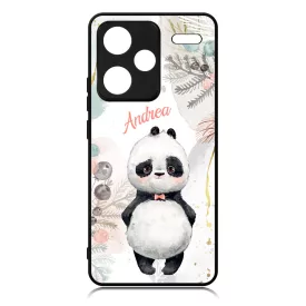 Édes kis Panda - Téli mintás Xiaomi Redmi Note 13 Pro Plus 5G tok