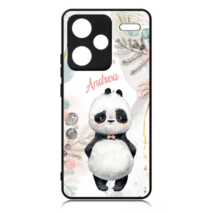 Édes kis Panda - Téli mintás Xiaomi Redmi Note 13 Pro Plus 5G tok