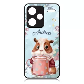 Kakaós hörcsög - Téli mintás Xiaomi Redmi Note 13 Pro Plus 5G tok