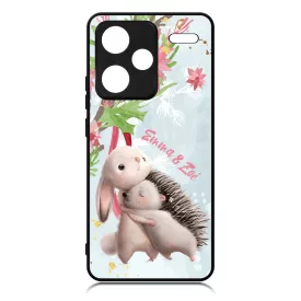 Nyuszi és Süni - Téli mintás Xiaomi Redmi Note 13 Pro Plus 5G tok