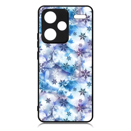 Téli Szépséges Hópihe mintás Xiaomi Redmi Note 13 Pro Plus 5G tok