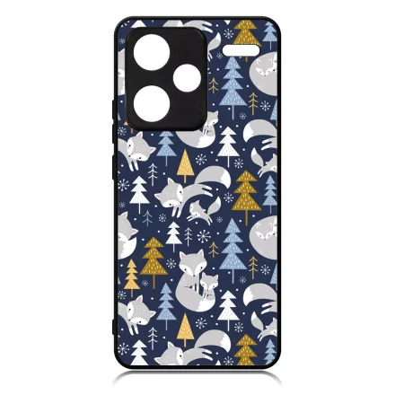 Tündéri Karácsonyi róka mintás Xiaomi Redmi Note 13 Pro Plus 5G tok
