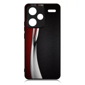 Silver Wave karbon mintás Xiaomi Redmi Note 13 Pro Plus 5G tok