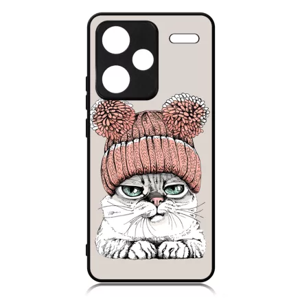 Cuki sapkás cica Xiaomi Redmi Note 13 Pro Plus 5G tok