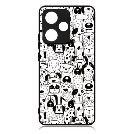 Aranyos kutya mintás Xiaomi Redmi Note 13 Pro Plus 5G tok