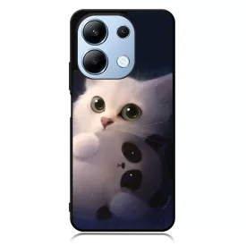 cica cicás macska macskás panda pandás Xiaomi Redmi Note 13 Pro 4G tok