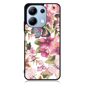 pillangós lepkés virág mintás Xiaomi Redmi Note 13 Pro 4G tok