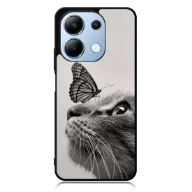 Cica és Pillangó - macskás Xiaomi Redmi Note 13 Pro 4G tok