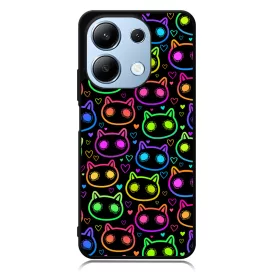 Halloween Macskak - Colored Xiaomi Redmi Note 13 Pro 4G tok