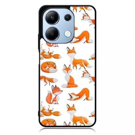 Rajzolt Róka mintás Xiaomi Redmi Note 13 Pro 4G tok