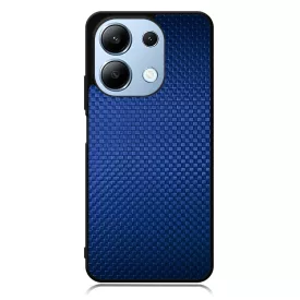 Gyönyörű kék karbon fiber mintás Xiaomi Redmi Note 13 Pro 4G tok