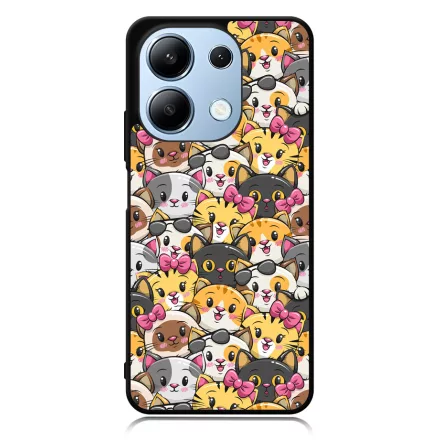 A legcukibb cica mintás Xiaomi Redmi Note 13 Pro 4G tok