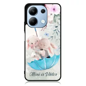 Neves cukisagok kollekcio Esernyos nyuszi szerelem Xiaomi Redmi Note 13 Pro 4G tok