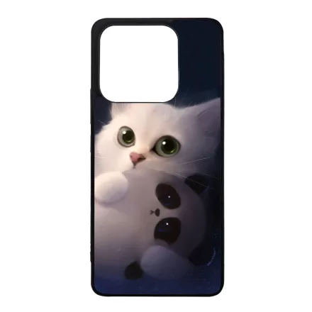 cica cicás macska macskás panda pandás Xiaomi Redmi Note 14 4G tok