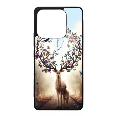 erdő szarvas őz négy évszak Xiaomi Redmi Note 14 4G tok