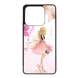 virágos fashion menyasszony párizs paris eiffel torony tavaszi Xiaomi Redmi Note 14 4G tok
