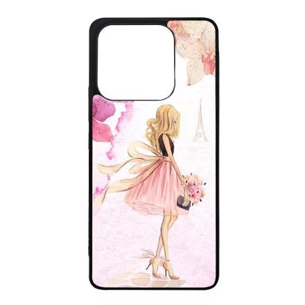 virágos fashion menyasszony párizs paris eiffel torony tavaszi Xiaomi Redmi Note 14 4G tok