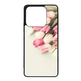 virágos tulipános tavaszi Xiaomi Redmi Note 14 4G tok